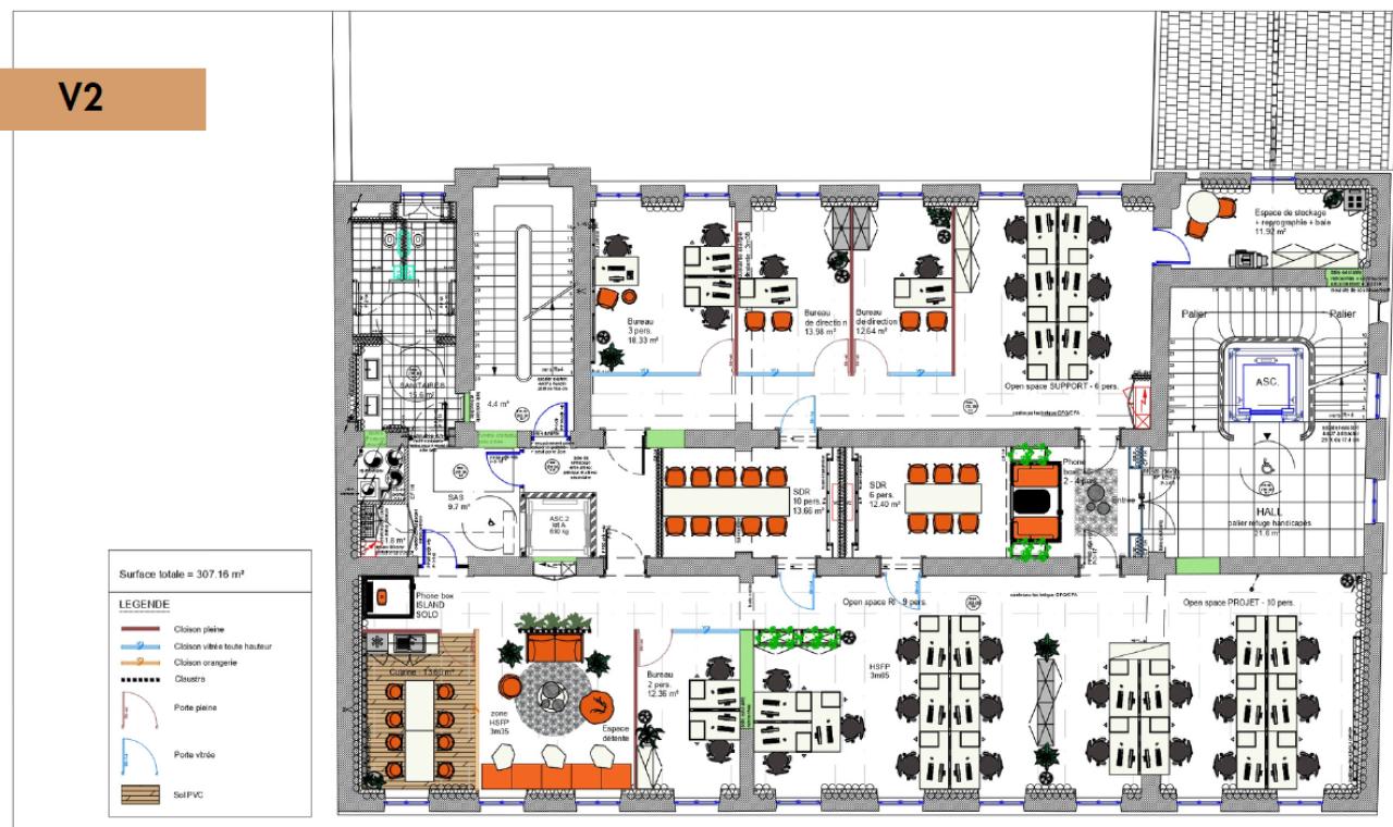 Bureau Lyon 611m² Location bureau Lyon Rhône OLBUR2418982 36